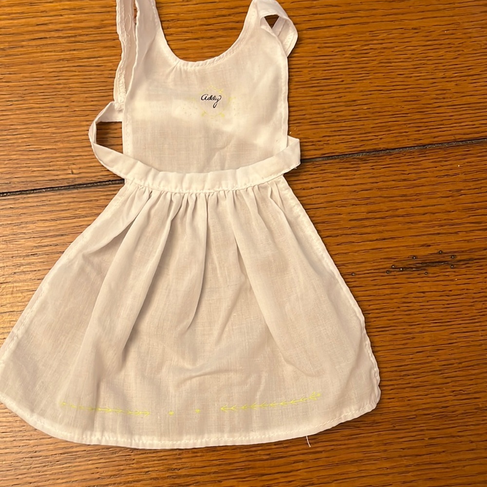 American Girl Doll Addy Needlepoint Apron